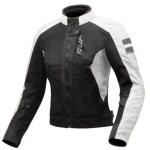 Blouson moto T.UR SIENA LADY en mesh avec protections et réglages ajustables
