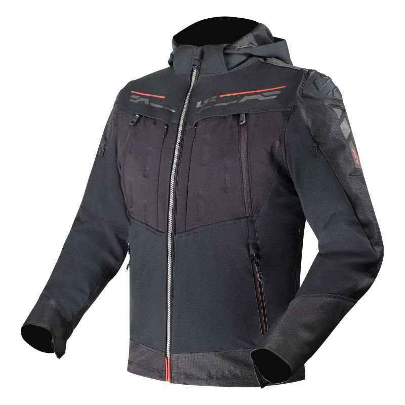 Blouson moto LS2 Zirconium Evo textile avec capuche amovible et aérations