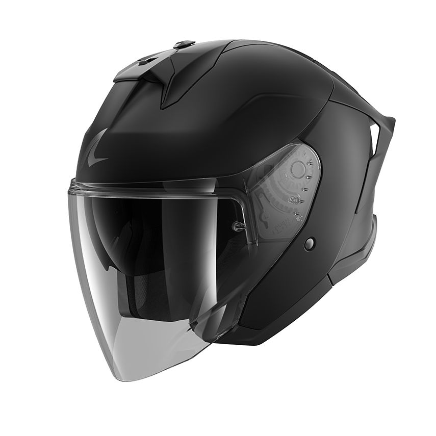 Casque jet Shark SKWAL JET avec écran incolore et visière solaire interne