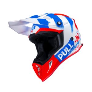 Casque cross PULL-IN TRASH en polycarbonate avec mentonnière fixe