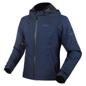Blouson moto LS2 Bolton pour femme en softshell avec bandes réfléchissantes