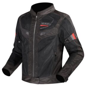 Blouson moto LS2 Garda Air femme en textile mesh avec protections amovibles
