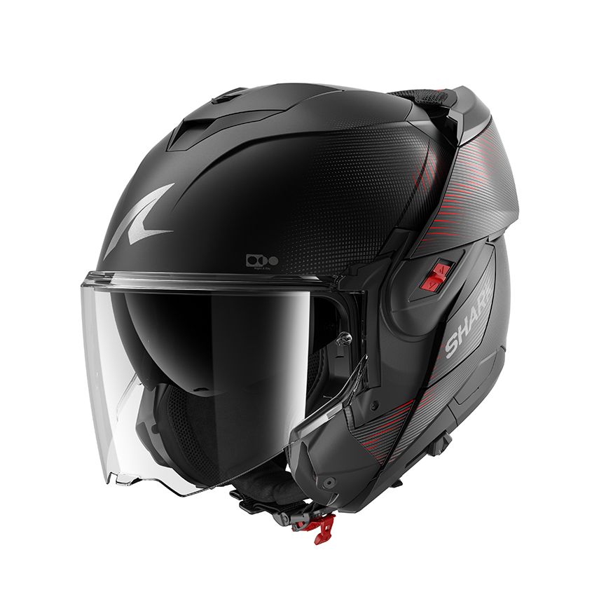 Casque modulable Shark OXO SP LYNE avec mentonnière mobile et écran solaire