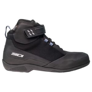 Baskets moto Sidi META 2 avec lacets, bride velcro et semelle en caoutchouc