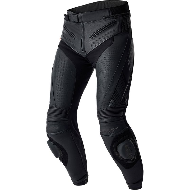 Pantalon moto RST Tractech Evo D3O en cuir avec protections et sliders genoux