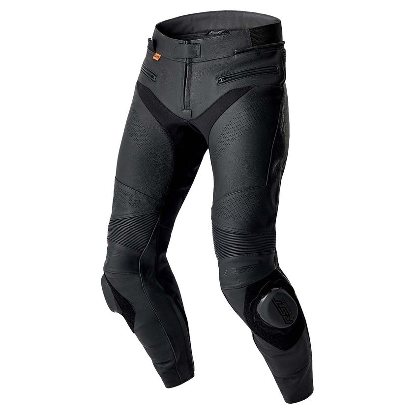 Pantalon moto RST S1 D3O en cuir avec sliders et protections intégrées