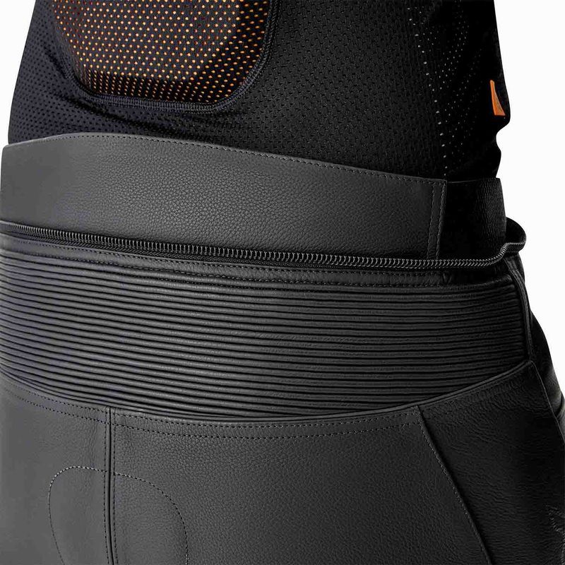 Pantalon moto RST S1 D3O en cuir avec sliders et protections intégrées — vue 3