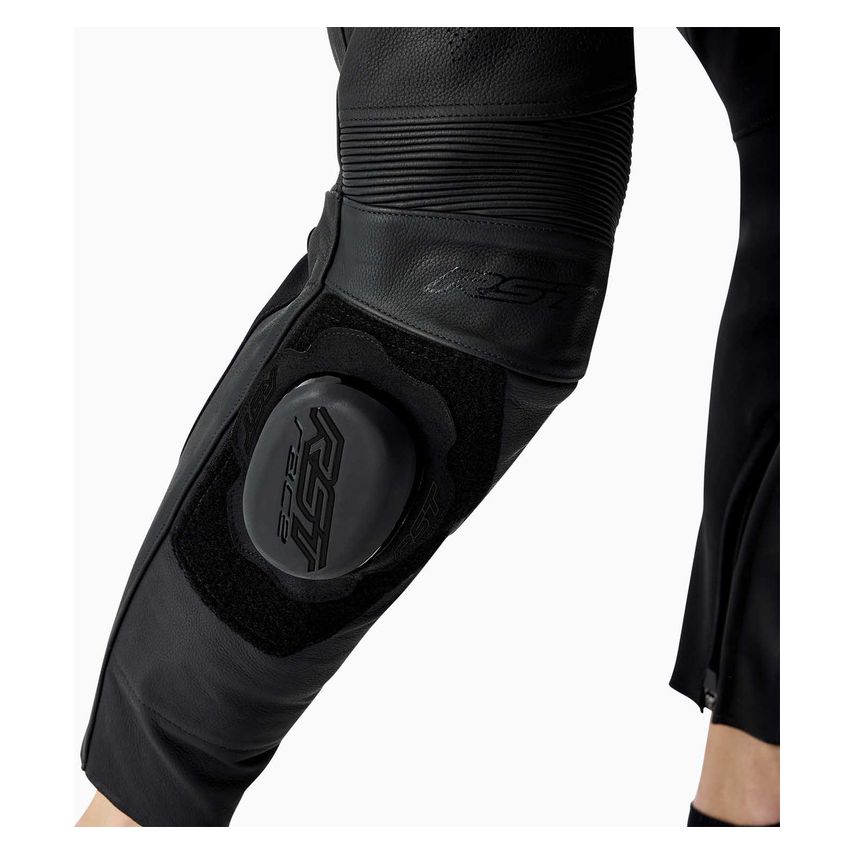Pantalon moto RST S1 D3O en cuir avec sliders et protections intégrées — vue 4