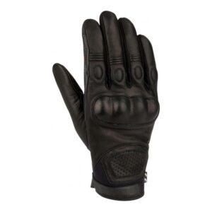 Basket moto Bering Sumatra noire avec doublure polyester et membrane imperméable