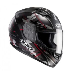 Casque HJC CS-15 Songtan noir et rouge avec écran intégral