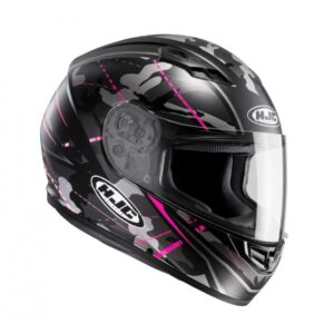Casque intégral HJC CS-15 SONGTAN MC8SF noir et rose