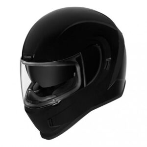 Casque intégral Icon Airform noir brillant avec écran et coque profilée