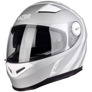 Casque intégral Lazer Bayamo gris et blanc mat, proposé en taille XL