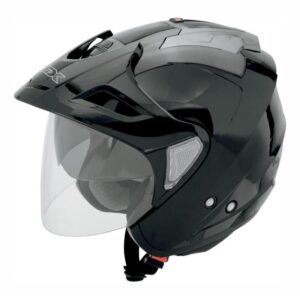 Casque jet AFX FX50 noir en taille XS avec intérieur ajustable