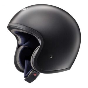 Casque jet Arai Freeway Classic noir vintage, présenté en taille XS