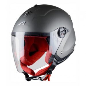 Casque jet Astone Minijet S Monocolor Titanium en taille XS