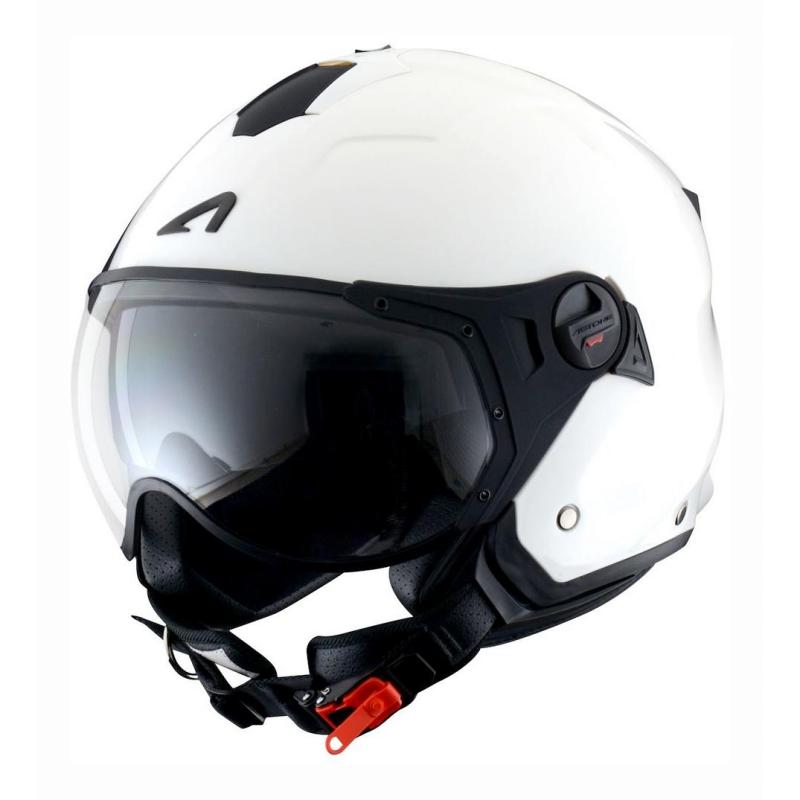 Casque jet Astone MINIJET S SPORT blanc gloss en taille XS