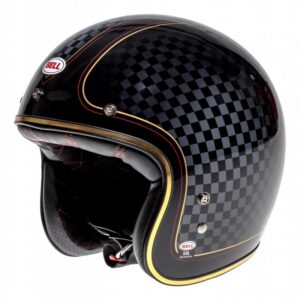 Casque jet Bell Custom 500 Roland Sands Check It noir en taille XS