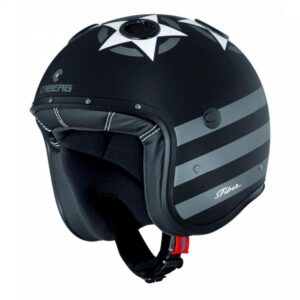 Casque jet Caberg Doom avec aérations exclusives et longue visière incluse