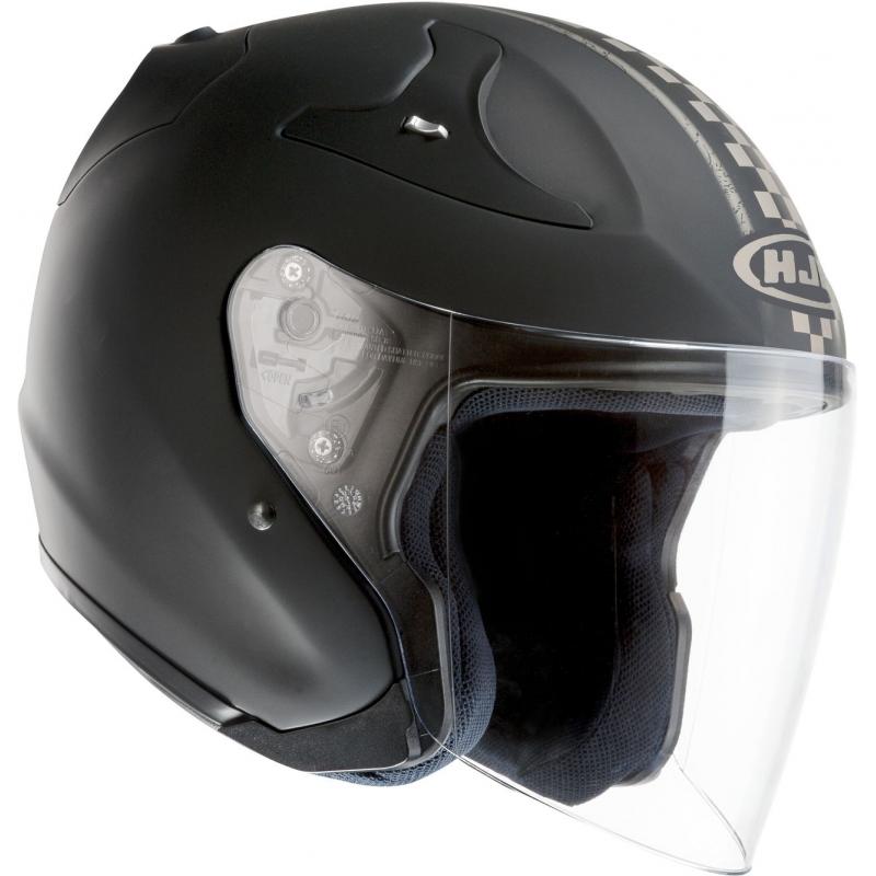 Casque jet HJC RPHA JET GANTZ noir, finition MC5F, taille XS