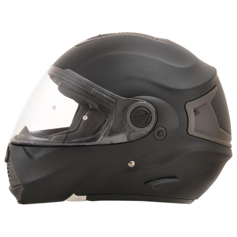 Casque modulable AFX FX-36 noir mat avec double écran solaire