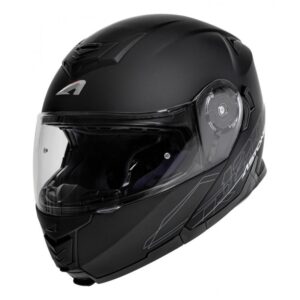 Casque modulable Astone RT 1200 noir mat avec écran incolore anti-rayure