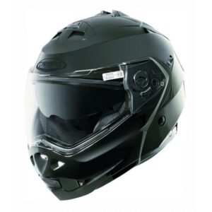 Casque modulable Caberg DUKE II noir, présenté en taille S