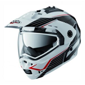 Casque modulable Caberg Tourmax Sonic blanc et noir, taille XS, avec visière solaire