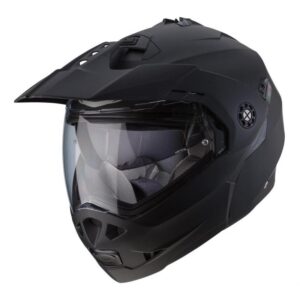 Casque modulable Caberg Tourmax noir mat avec visière solaire, taille XS