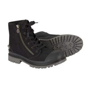 Chaussures moto Segura Rufus noires en toile Canvas, pointure 39