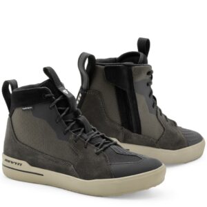 Baskets moto Rev it ARROW 2 H2O en cuir et textile, style urbain