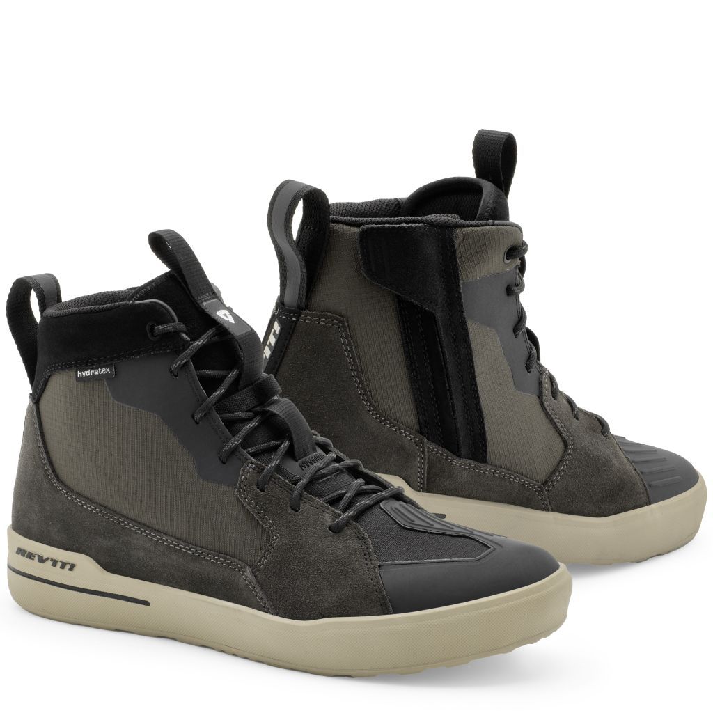 Baskets moto Rev it ARROW 2 H2O en cuir et textile, style urbain