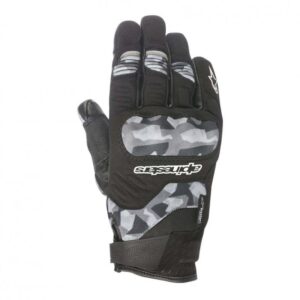 Gants Alpinestars C-30 DRYSTAR noirs et camouflage en taille S