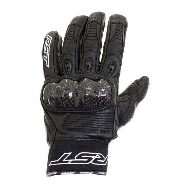 Gants RST Freestyle en cuir noir, modèle moto proposé en taille 8