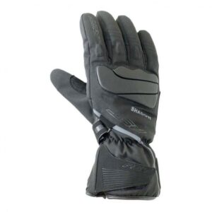 Gants RST Shadow III en cuir et textile, noirs, à mention waterproof