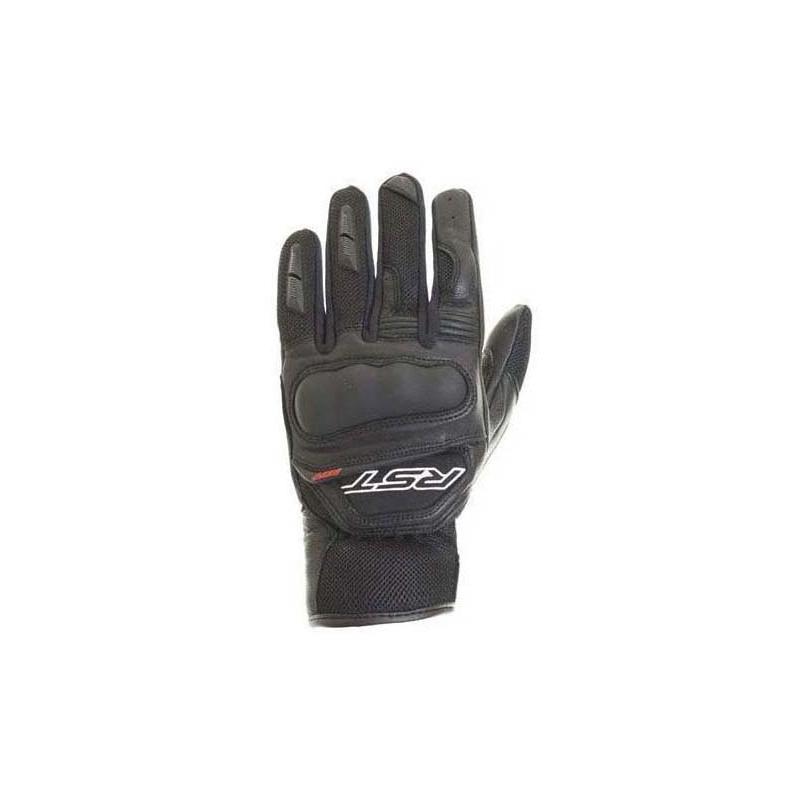 Gants RST Urban Air II noirs en cuir et textile avec maille 3D