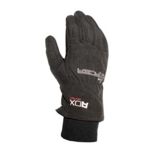 Gants été ADX Design Lady Racer noirs avec manchettes élastiques, taille 2XS