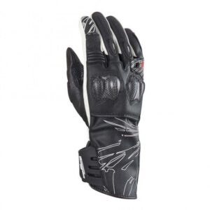 Gants Furygan RG-20 Lady, modèle femme noir et blanc, taille L