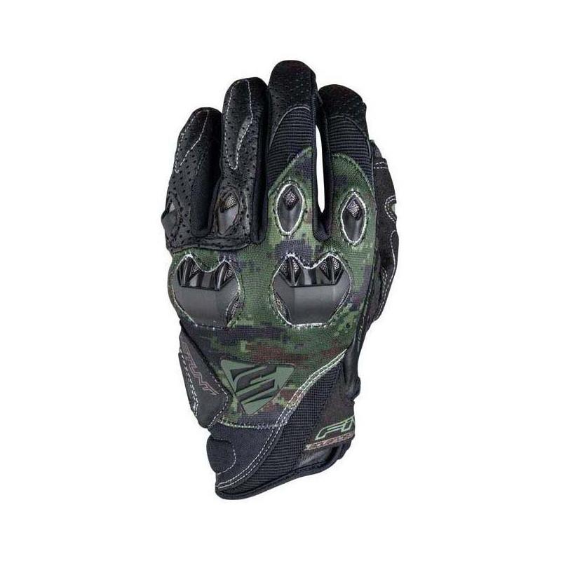 Gants Five STUNT EVO REPLICA camo en taille XL pour motard