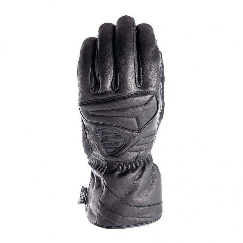 Gants Five WFX TOWN WP noirs en cuir avec renforts à la paume