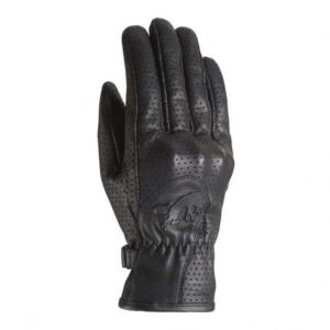 gants Furygan GR 2 Full Vented noirs avec perforations et protections aux métacarpes