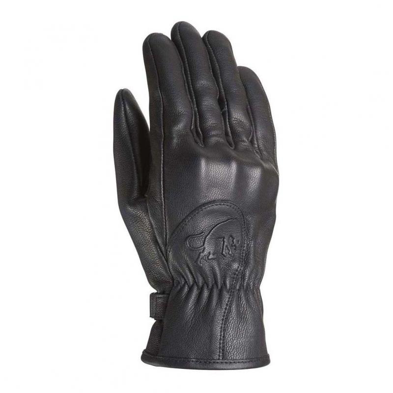 Gants Furygan GR 2 en cuir de chèvre, noirs, taille S