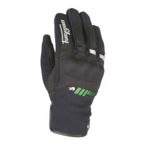 Gants Furygan Jet All Season noirs et vert fluo pour la route
