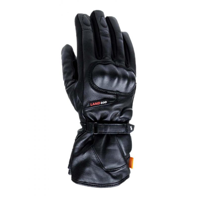 Gants Furygan LAND D3O EVO noirs avec coque D3O et paume renforcée