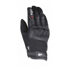 Gants Furygan TD12 LADY noirs, modèle moto femme ventilé en mesh