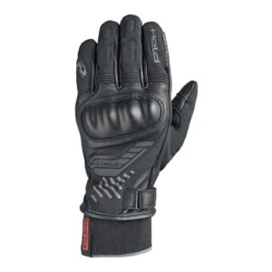 Gants Held Madoc noirs avec coques articulaires et manchette tricotée
