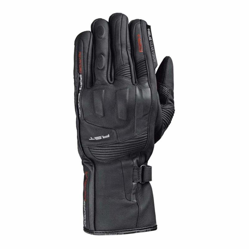 Gants Held Secret Pro noirs avec protection SAS-TEC et doigts perforés
