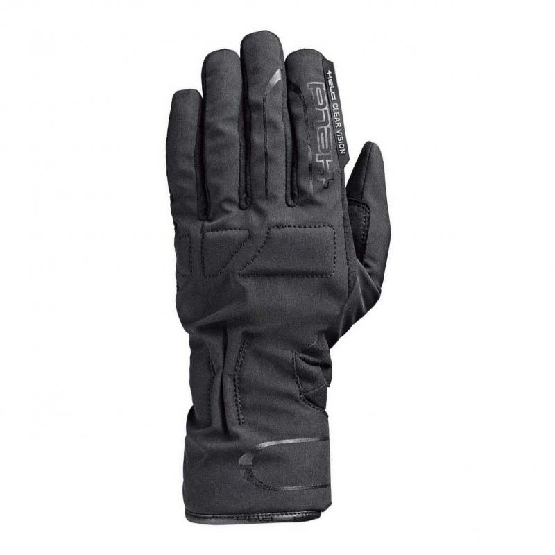 Gants Held Toeno noirs avec fermeture velcro à la manche, taille 10