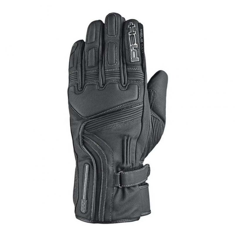 Gants Held Travel 5 TEX noirs avec renforts à la paume et sur la tranche