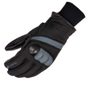 Gants BLH Be Townsman noirs et gris avec manchette longue